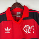 Camisa Flamengo Home Retro 1987/88 Adidas - Vermelho e Preto