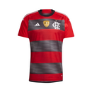 Camisa Flamengo 23/24 Home Adidas Torcedor - Vermelho e Preto