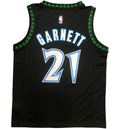 Regata NBA Minnesota Timberwolves Retrô Nike Authentic Garnett 21 - Preta