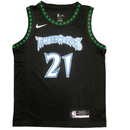Regata NBA Minnesota Timberwolves Retrô Nike Authentic Garnett 21 - Preta