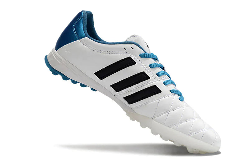 Chuteira Adidas 11 Pro "Tony Kroos" TF - Branco e Azul