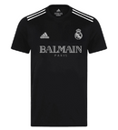 Camisa Real Madrid x Balmain Holográfica 23/24 s/n° Torcedor Masculino - Preto