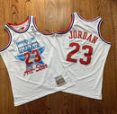 Regata NBA Chicago Bulls Retrô 1991 Mitchell & Ness Authentic Jordan 23 - Branca