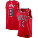 Regata NBA Chicago Bulls Nike Authentic Lavine 8 - Vermelha
