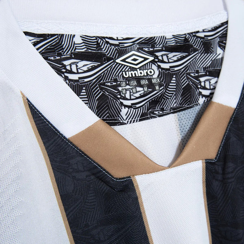 Camisa Peixão 24/25 Away Umbro Torcedor - Branca e Preta