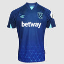 Camisa West Ham Third 23/24 s/n° Torcedor Masculino - Azul